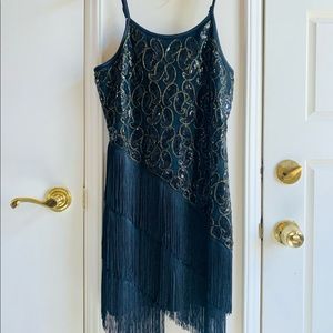 🥲SOLD🥲 Cocktail Dress W/ Embellished Tassel